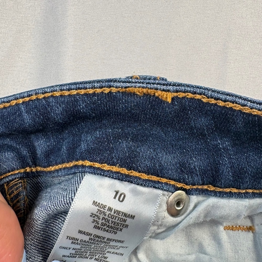 Aeropostale Flex Effects Jean Shorts Womens Size 10 High Rise - Picture 5 of 8